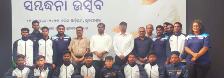 HPC Cadets & Staff felicitated by Odisha Govt